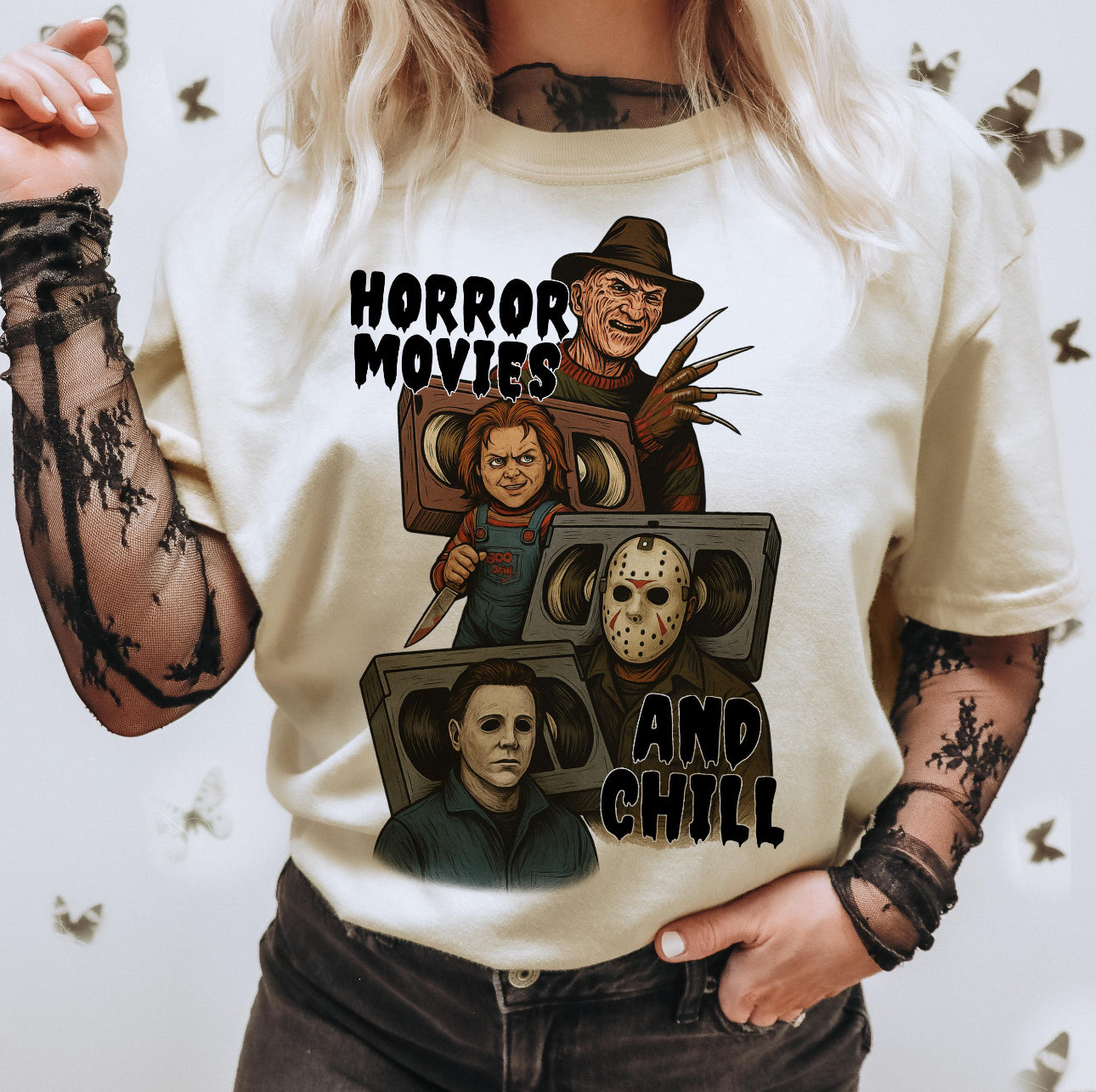 Horror Movies & Chill T-Shirt