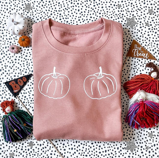 Boobie Pumpkin Sweater