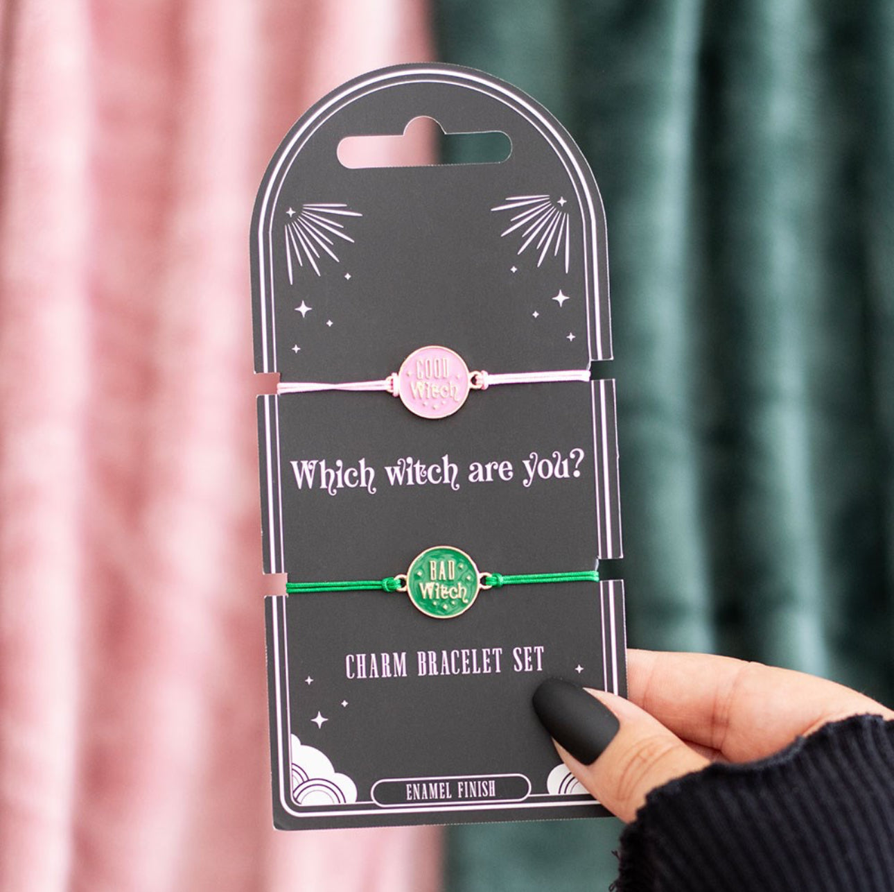 Set Of 2 Good Witch & Bad Witch Bracelet Set