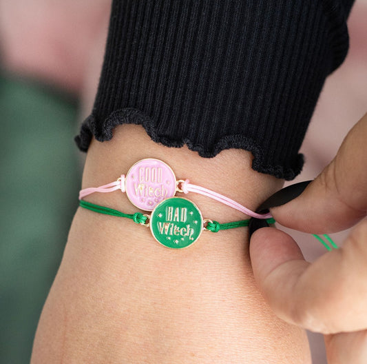 Set Of 2 Good Witch & Bad Witch Bracelet Set