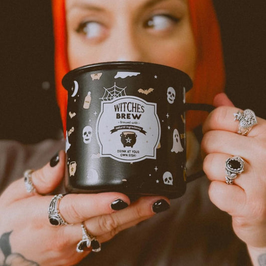 Witches Brew Enamel Mug