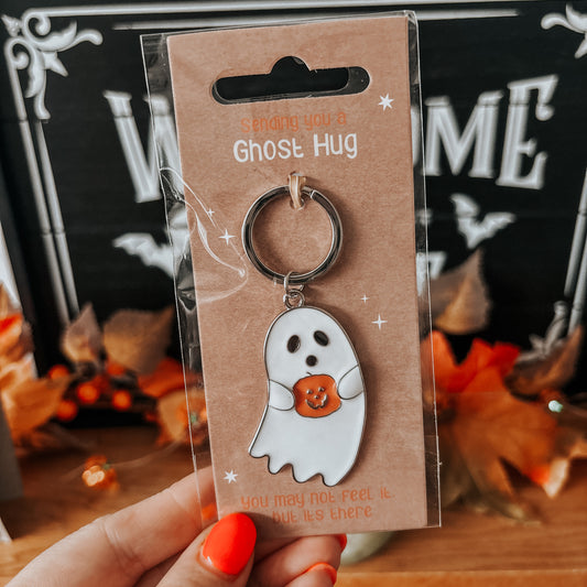 Ghost Hug Keyring