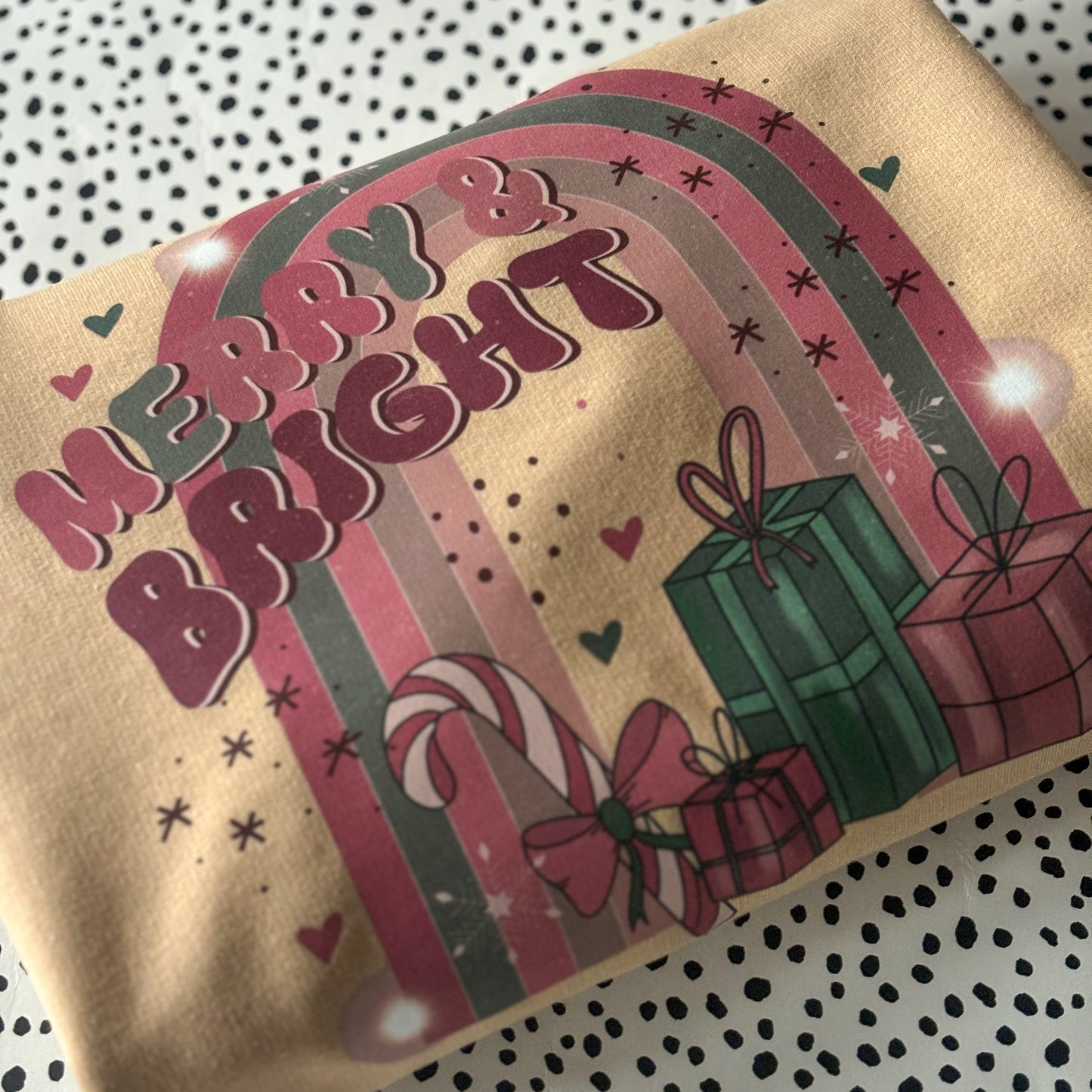 Merry & Bright Rainbow Sweater