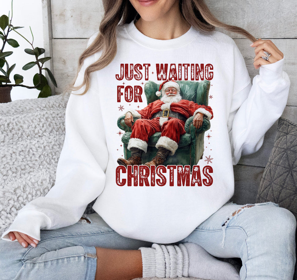 Just Waiting For Christmas Sweater