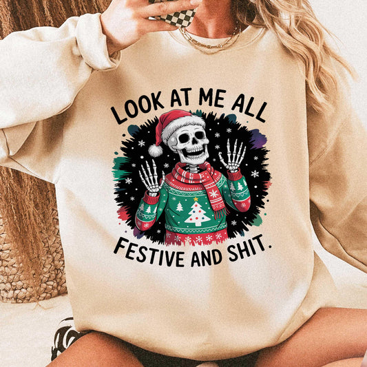 Festive & Shit Sweater